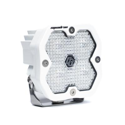 Squadron 2.0 Sport White Flush Mount LED Auxiliary Light Pod Universal Clear Work/Scene Baja Designs