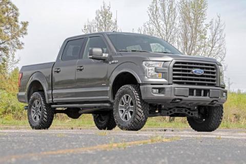 4 Inch Lift Kit M1 Struts/M1 Ford F-150 4WD (2015-2020) Rough Country