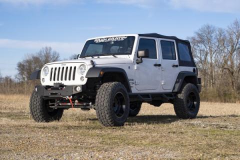 3.25 Inch Jeep Suspension Lift Kit w/V2 Shocks 07-18 Wrangler JK Unlimited Rough Country