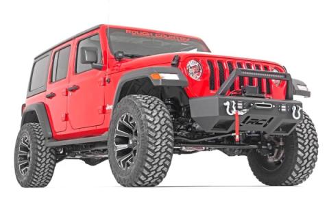 3.5 Inch Lift Kit C/A Drop FR D/S M1R Jeep Wrangler Unlimited Rubicon (18-23) Rough Country