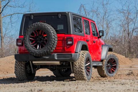 3.5 Inch Lift Kit Adj Lower FR D/S M1 Jeep Wrangler Unlimited Rubicon (18-23) Rough Country