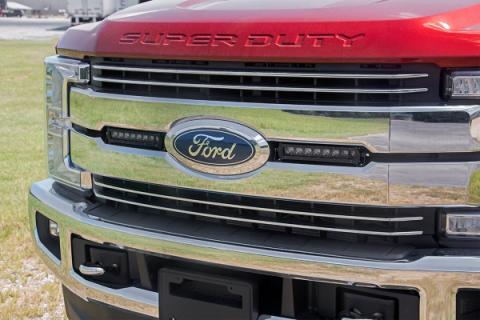 8 Inch LED Grille Kit Black Series 17-19 F-250 Lariat Rough Country