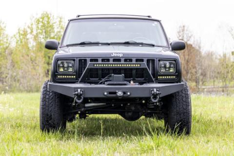 8 Inch CREE LED Light Bars Pair Black Series Rough Country