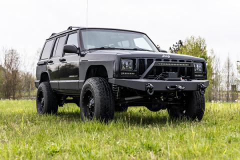 8 Inch CREE LED Light Bars Pair Black Series Rough Country