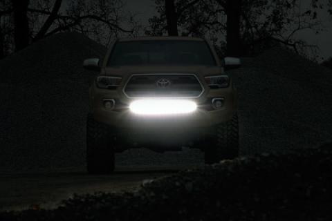 30 Inch CREE LED Light Bar Single Row Black Series Rough Country