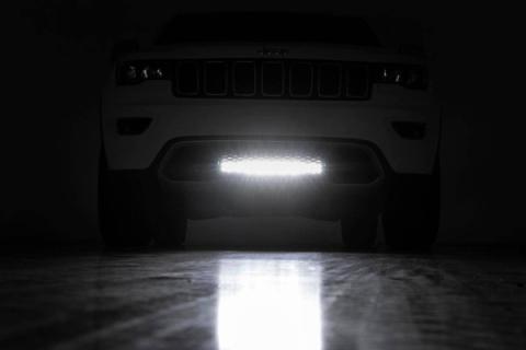 Jeep 20.0 Inch LED Bumper Kit Black Series w/ Cool White DRL 11-20 Jeep WK2 Grand Cherokee Rough Country