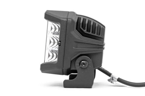 3 Inch Wide Angle OSRAM LED Lights Pair Rough Country