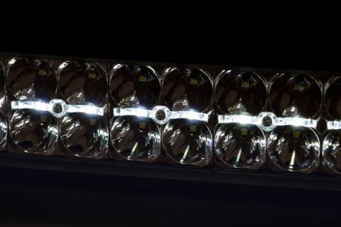 20-Inch Cree LED Light Bar - Dual Row Chrome Series w/ Cool White DRL Rough Country