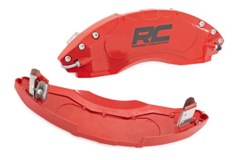 Caliper Covers Rear Red Elec Brakes Ford Expedition/F-150/Raptor Rough Country
