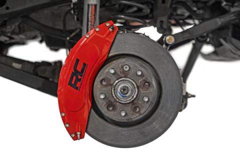 Caliper Covers Rear Red Sport Jeep Wrangler JL (18-25)/Wrangler Unlimited (18-25) Rough Country