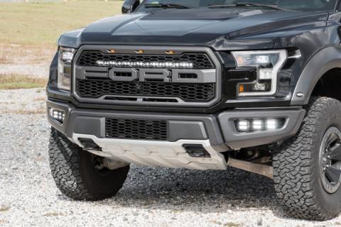 30 Inch Curved CREE LED Light Bar Single Row Black Series w/Cool White DRL Rough Country