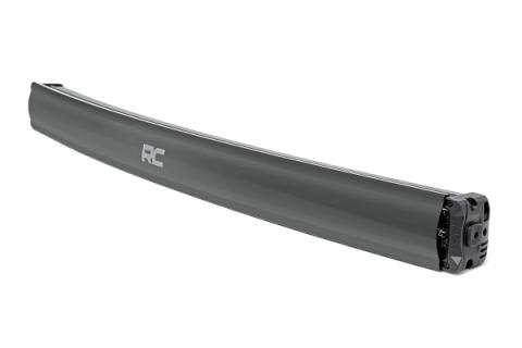 30 Inch Curved CREE LED Light Bar Dual Row Black Series w/Cool White DRL Rough Country