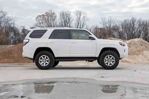 3 Inch Lift Kit Upper Control Arms RR Coils Vertex/V2 Struts Red Toyota 4Runner (10-24) Rough Country