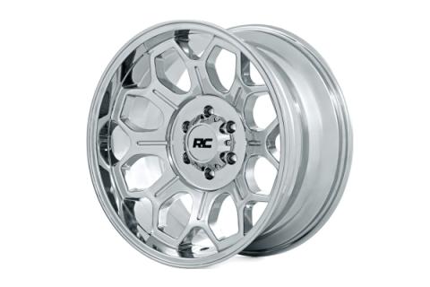 77 Series Wheel One-Piece Chrome 20x9 6x5.5 0mm Rough Country