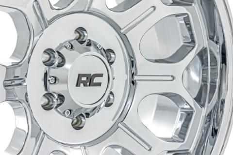 77 Series Wheel One-Piece Chrome 20x10 6x135 -25mm Rough Country