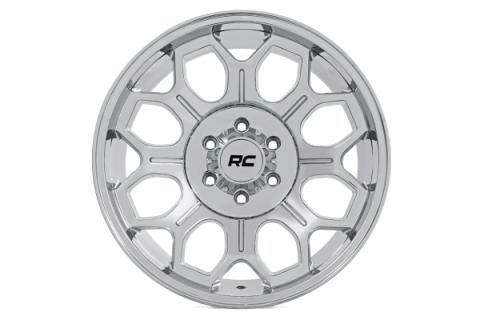 77 Series Wheel One-Piece Chrome 22x12 8x170 -44mm Rough Country