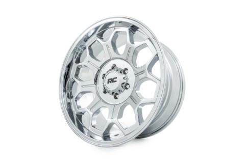 77 Series Wheel One-Piece Chrome 22x12 8x170 -44mm Rough Country