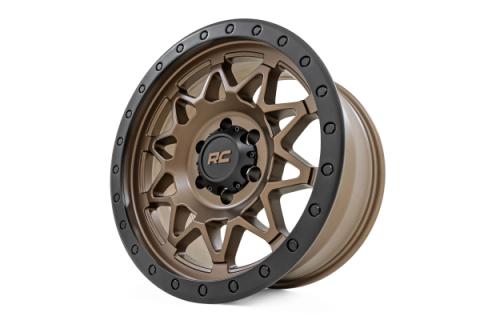 78 Series Wheel Simulated Beadlock Bronze/Black 18x9 8x170 0mm Rough Country