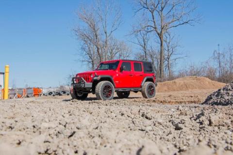 3.5 Inch Lift Kit C/A Drop Stage 1 M1R Jeep Wrangler Unlimited (24-26) Rough Country