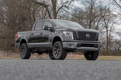 3 Inch Lift Kit N3 Struts and Shocks 17-21 Nissan Titan 4WD Rough Country