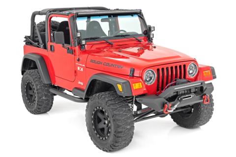 Nerf Bar 3.0 Inch 97-06 Jeep Wrangler TJ/87-95 Wrangler YJ Rough Country