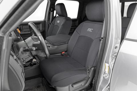 Seat Covers Bucket Seats Front Row and Rear Row Ram 2500 2WD/4WD (19-23) Rough Country