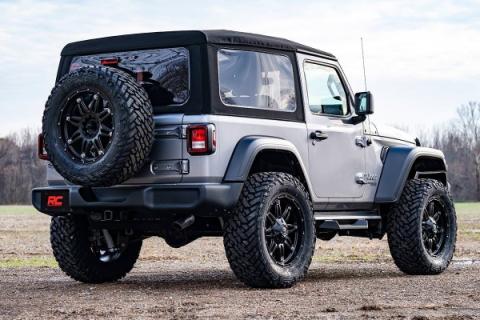 3.5 Inch Lift Kit Adj LCA FR D/S Jeep Wrangler JL 4WD (2024-2026) Rough Country
