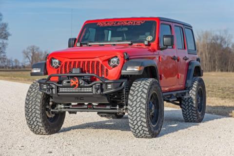 3.5 Inch Lift Kit C/A Drop FR D/S M1R Non-Rubicon Jeep Wrangler Unlimited (24-26) Rough Country