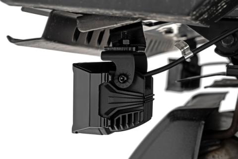LED Light Under Bed Mount 2 Inch Black Pair Flood Polaris XPEDITION ADV 5 Rough Country