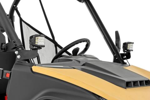 LED Light Kit Front Mount 2 Inch Black Pair White DRL Segway 570 F Rough Country