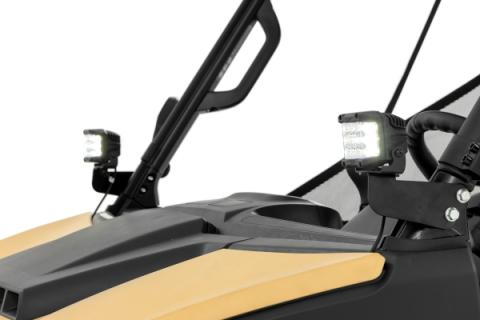 LED Light Kit Front Mount 2 Inch Black Pair White DRL Segway 570 F Rough Country