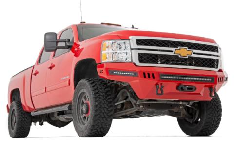 3.5 Inch Knuckle Lift Kit V2 Red Silverado/Sierra 2500HD/3500HD (11-19) Rough Country
