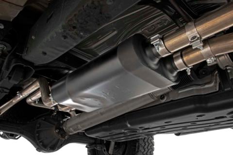 Dual Cat-Back Exhaust System w/Black Tips 09-20 Toyota Tundra V8-4.6L, 5.7L Rough Country