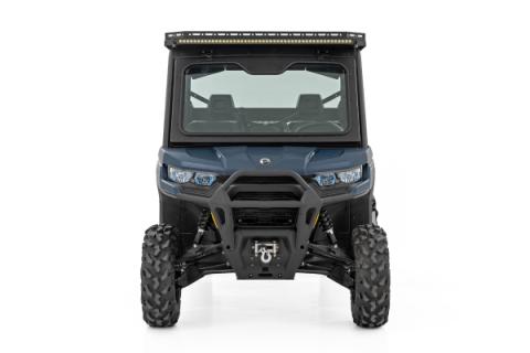 LED Light Deck Roof 50 Inch Black Single Row Can-Am Defender MAX HD10 Rough Country