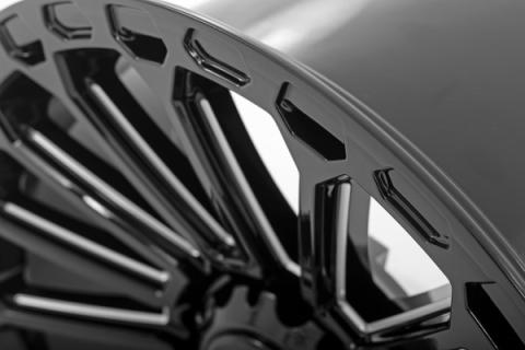 97 Series Wheel One-Piece Gloss Black 17x9 5x5 -12mm Rough Country