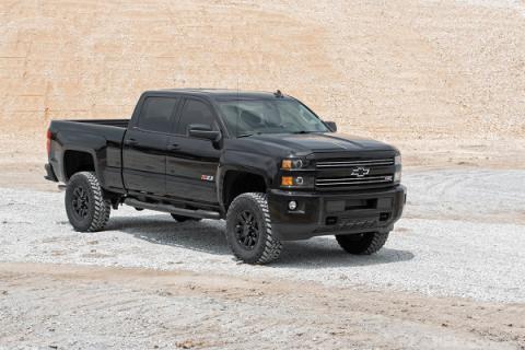 3.5 Inch Lift Kit M1 w/ Overloads Red Silverado/Sierra 2500HD/3500HD (11-19) Rough Country