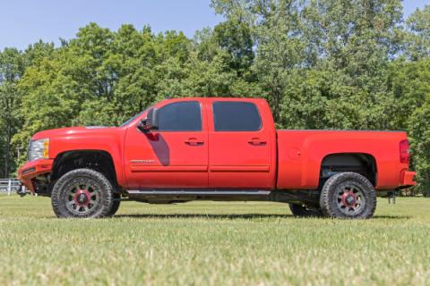 3.5 Inch Knuckle Lift Kit V2 w/ Overloads Red Silverado/Sierra 2500HD/3500HD (11-19) Rough Country