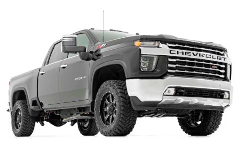 3 Inch Lift Kit UCAs M1 w/ Overloads Red Silverado/Sierra 2500HD/3500HD (20-26) Rough Country