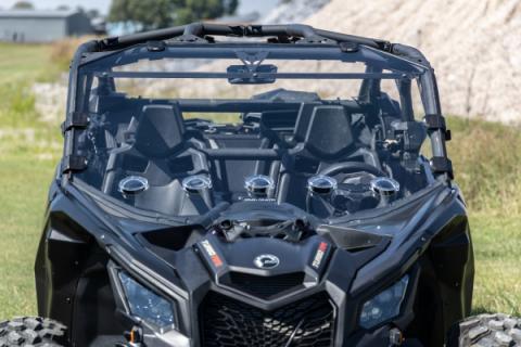 Can-Am Full Windshield Vented 17-21 Can-Am Maverick X3 4WD Rough Country