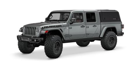 Gladiator Truck Bed Cap SmartCapEVOa Adventure Matte Black 20-26 Jeep Gladiator 5 Foot Short Bed SmartCap
