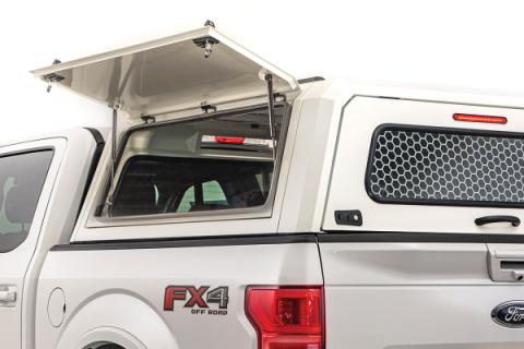 Tacoma Truck Bed Cap SmartCap EVOc Commercial White For 24-26 Toyota Tacoma 6 Foot Standard Bed RSI SmartCap