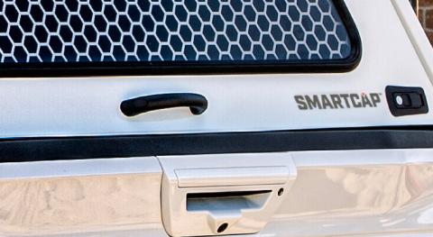 Tacoma Truck Bed Cap SmartCap EVOc Commercial White For 24-26 Toyota Tacoma 6 Foot Standard Bed RSI SmartCap