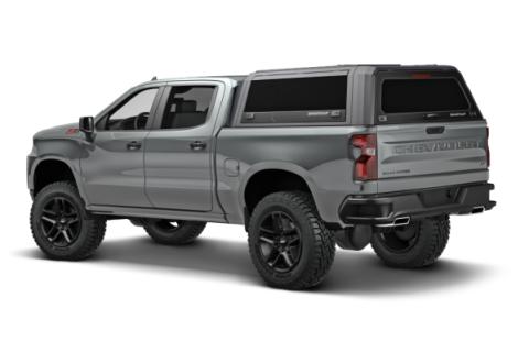 Silverado/Sierra 1500 Truck Bed Cap SmartCap EVOh Hatchback Matte Black For 19-26 Chevrolet Silverado/Sierra 1500 5.8 Foot Short Bed RSI SmartCap
