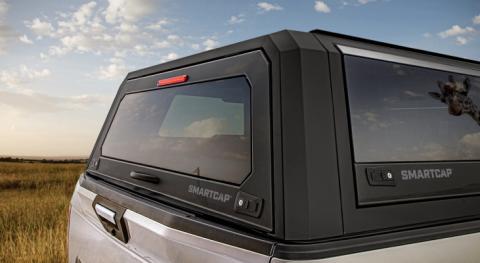 Tacoma Truck Bed Cap SmartCap EVOh Hatchback Matte Black For 24-26 Toyota Tacoma 5 Foot Short Bed RSI SmartCap