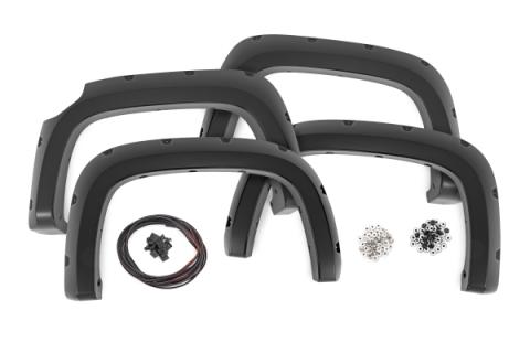 Pocket Fender Flares GBA Gloss Black Chevy Colorado 2WD/4WD (2015-2022) Rough Country
