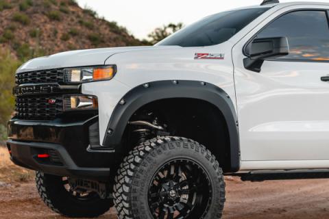 Fender Flares Sport GJV Riptide Blue Chevy Silverado 1500 (22-26) Rough Country