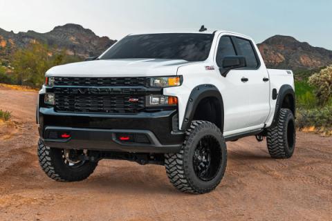 Fender Flares Sport GJV Riptide Blue Chevy Silverado 1500 (22-26) Rough Country