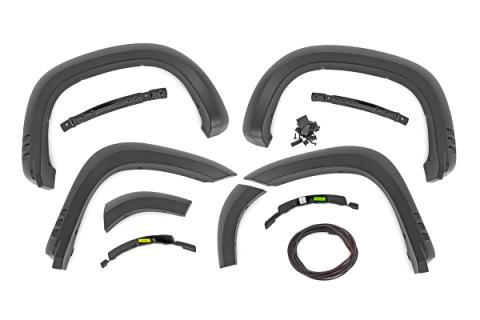 Fender Flares SF1 G7J Rainforest Green Chevy Silverado 1500 (19-26) Rough Country