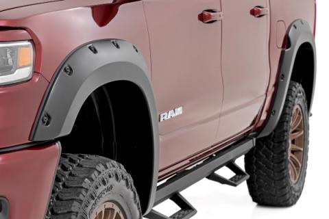 Pocket Fender Flares PSE Silver Zynith Ram 1500 2WD/4WD (2025-2026) Rough Country