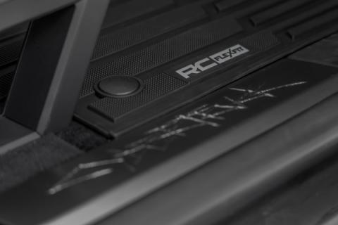 Flex-Fit Floor Mats FR &amp; RR Tesla Cybertruck 4WD (2024-2026) Rough Country
